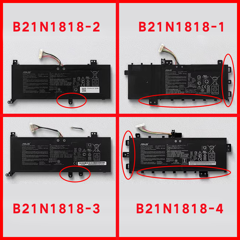 原装华硕V4000D V5000F V4200J/E V5200JP Y4200F Y5200F/FB电池 - 图3