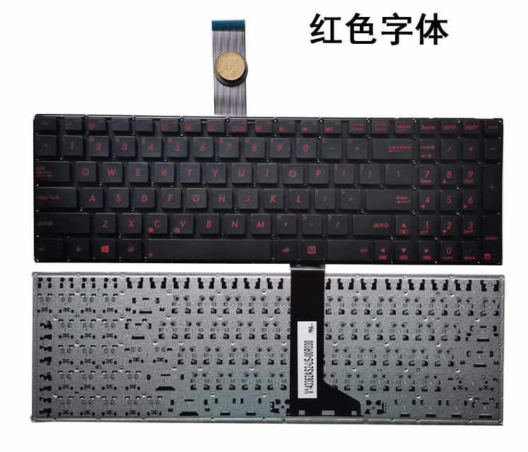 Asus华硕X550V F550L A550D K550J/E/JK/P/IN X550V/VD/LD/VC键盘-图2