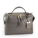 Кожаная сумка через плечо, сумка на одно плечо для отдыха, коллекция 2021, воловья кожа, крокодиловый принт