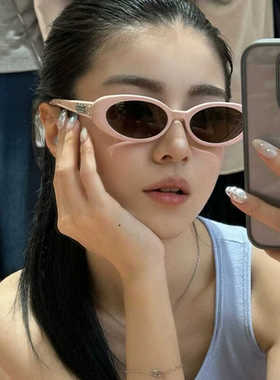 2026新防紫外线猫眼墨镜粉色墨镜