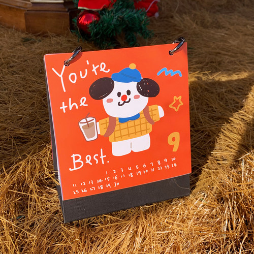 BUGBOX原创设计限定2026新款马年卡通可爱学生日历台历创意礼物 - 图0