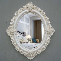 New Eurostyle Retro White Genguan Decoration Wall-mounted Toilet Mirror Bathroom Mirror Cosmetic Mirror Bathroom bathroom mirror