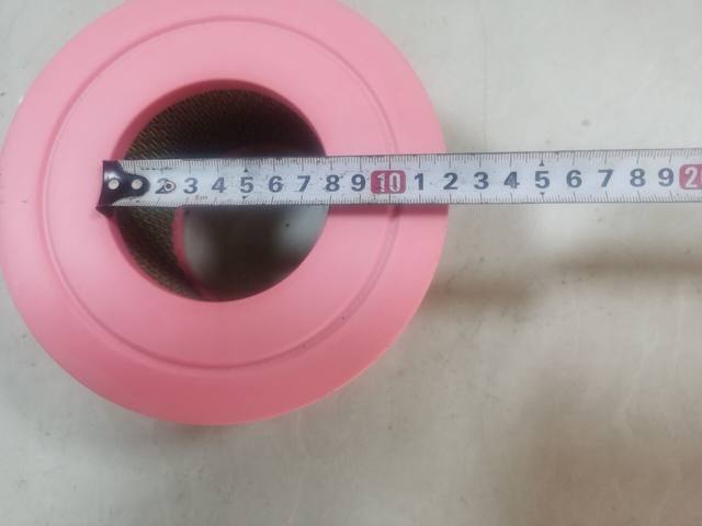 Red five-ring air compressor air filter 7.5KW11KW plastic air filter filter 22kW air filter element through both ends