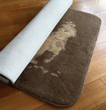 Не -Слип!Латексная напольная площадка поглощения водяной ванной комнаты кухня входная дверная дверная выпускная площадка выход серой