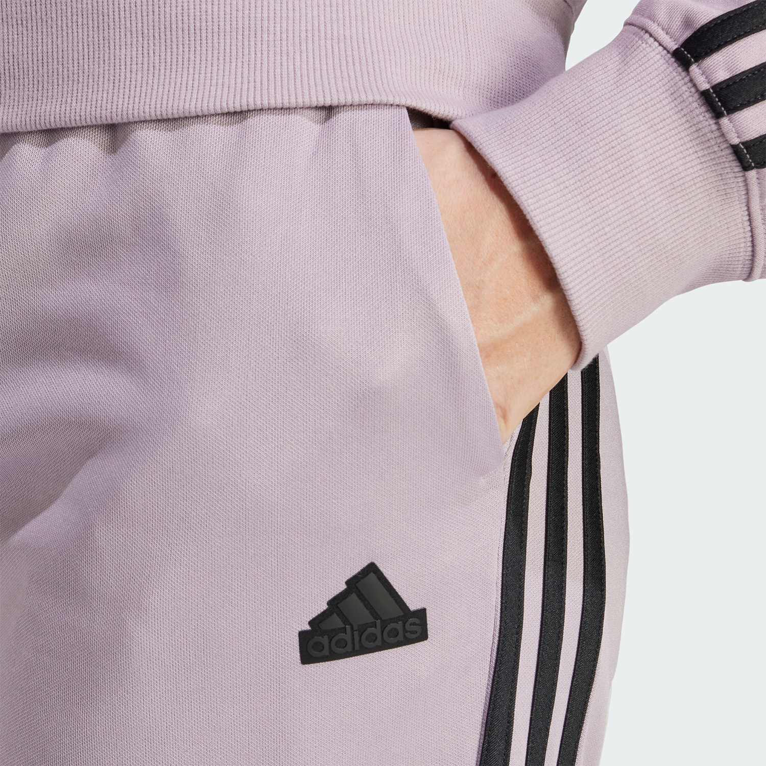 Adidas/阿迪达斯正品 W ICONIC 3S TP 女士运动休闲裤IS0869 - 图2