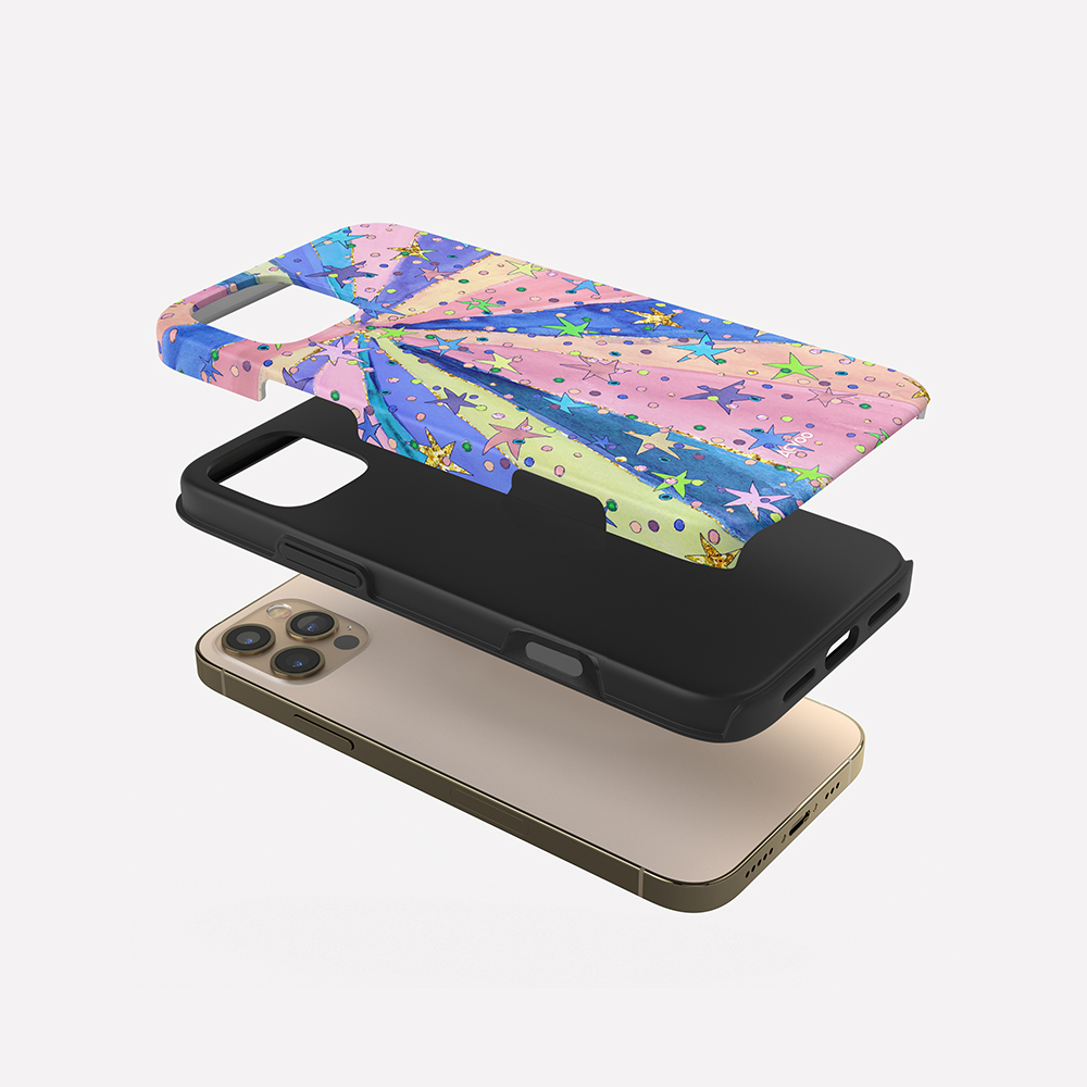 Acvoo奇幻乐园缤纷星星彩带iPhone17Promax保护16适用于苹果15手机壳14防摔壳13不褪色12环保11可水洗Air全包 - 图2