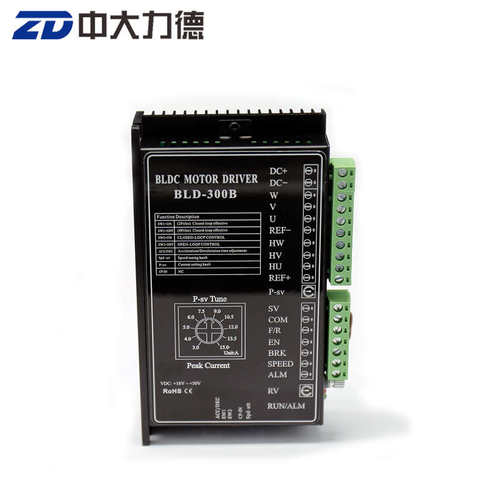 直流无刷驱动器ZD510/BD15L/ZBLD.C20-120L2R配15W-400W无刷电机 - 图1