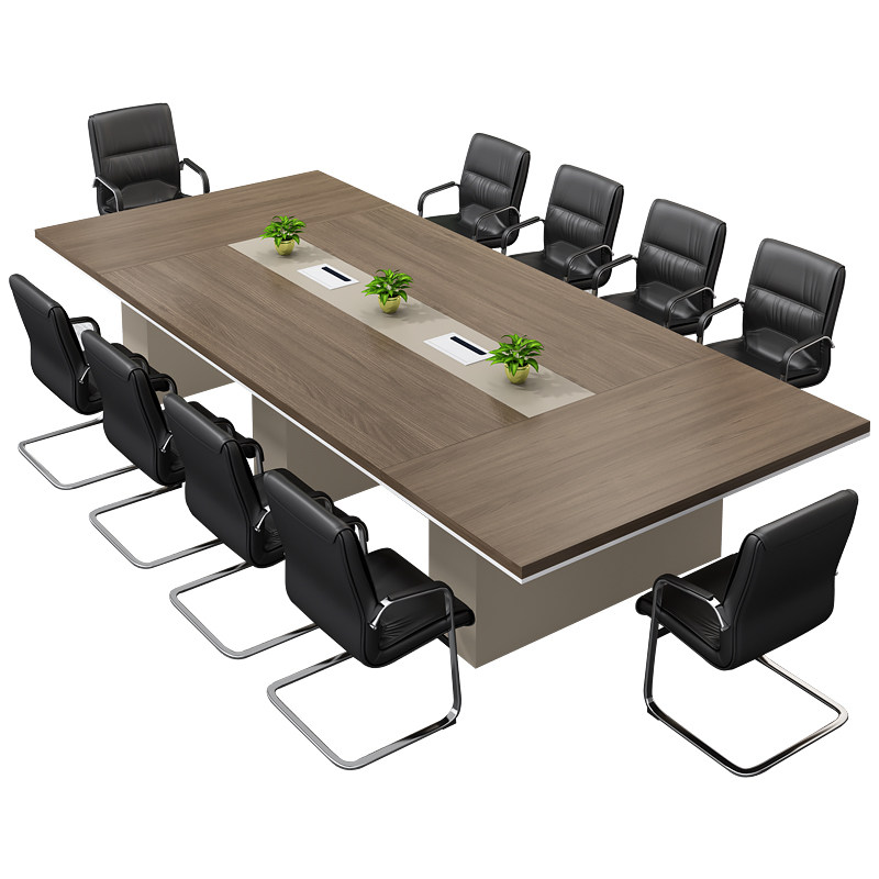 会议桌子长条桌简约现代长方形培训桌椅办公室桌椅组合会议室长桌