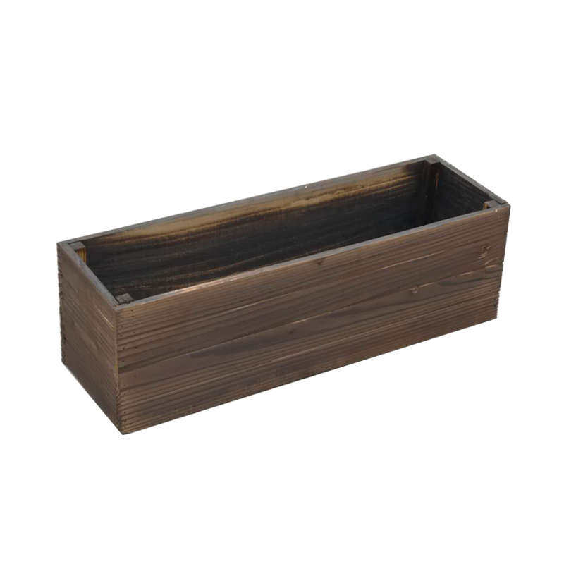 防腐木花盆创意户外多肉花池阳台庭院种菜花槽长方形碳化实木花箱,淘宝优惠券,粉丝福利购,淘宝优惠卷