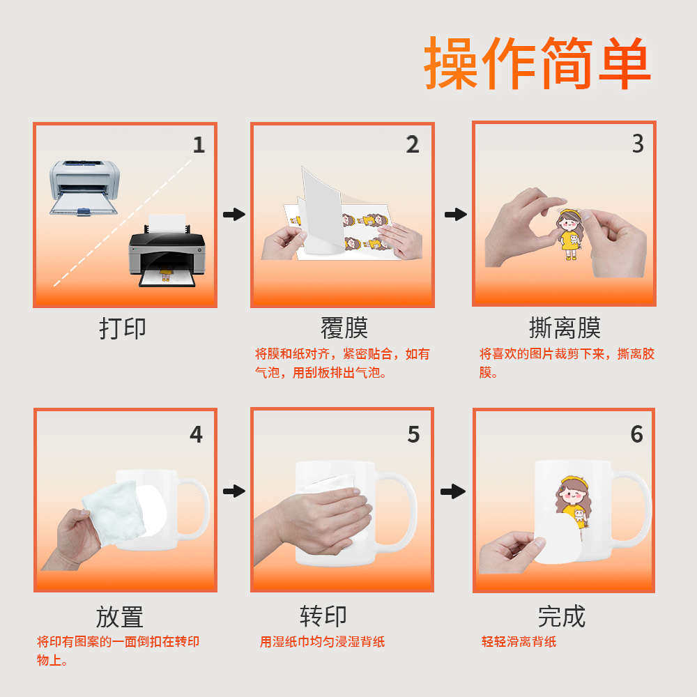 WT赢家转印 水转印纸膜纸免烘烤免光油透明水转印纸激光a4水转印,淘宝优惠券,粉丝福利购,淘宝优惠卷