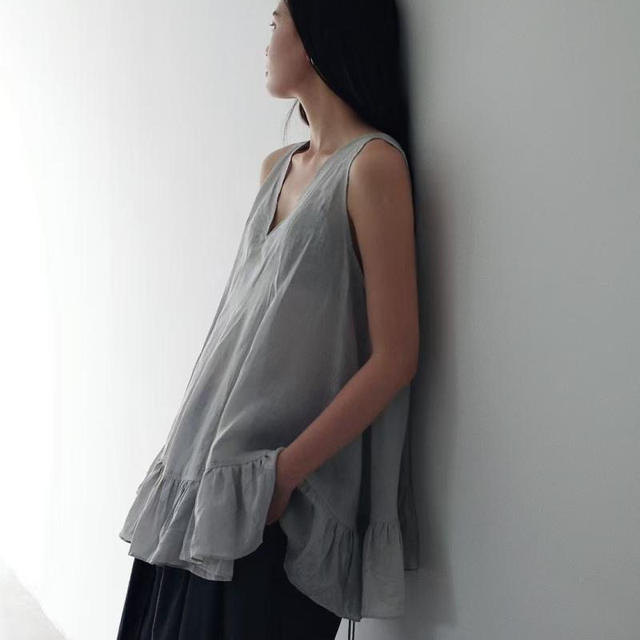 DVZ summer 100% ramie slimming vest