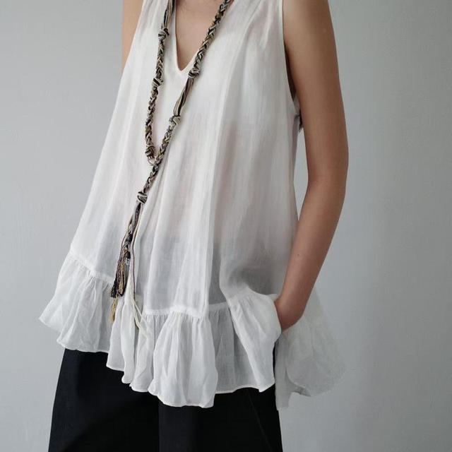 DVZ summer 100% ramie slimming vest