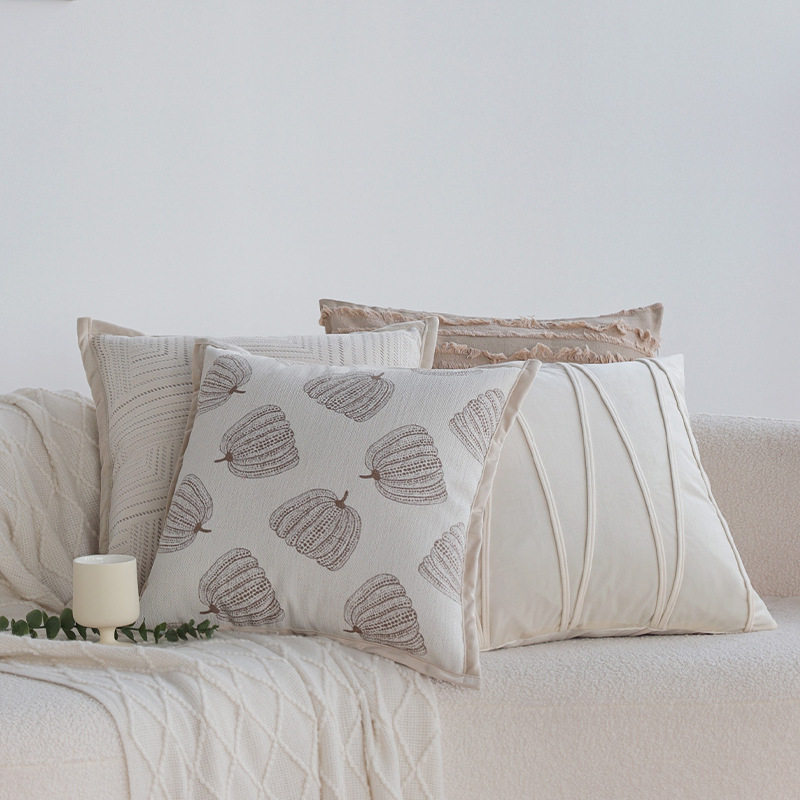 奶油沙发抱枕套ins风北欧客厅样板间靠枕床头靠垫床上靠背枕,淘宝优惠券,粉丝福利购,淘宝优惠卷