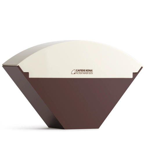 Кафеда Kona Filter Filter Carton -Caperable Coffee Filter Baper Baper коробка для хранения конусной фильтровая бумага для фильтров