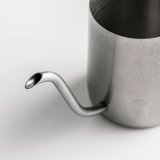 Cafede Kona Hang Ear Special Coffee Pot, нержавеющая сталь ретро, ​​серебряный дизайн, ручная ручная кастрюль тонкий горшок во рту