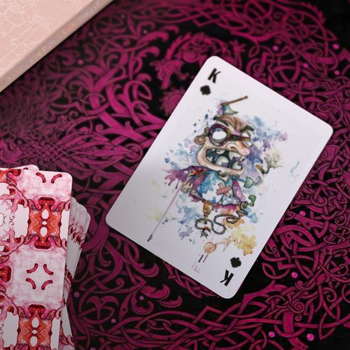 汇奇收藏花切创意扑克牌时尚潮流水彩画艺术卡牌 恶魔之盒 Virtus - 图3