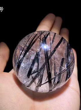 天然全包裹碧玺球摆件