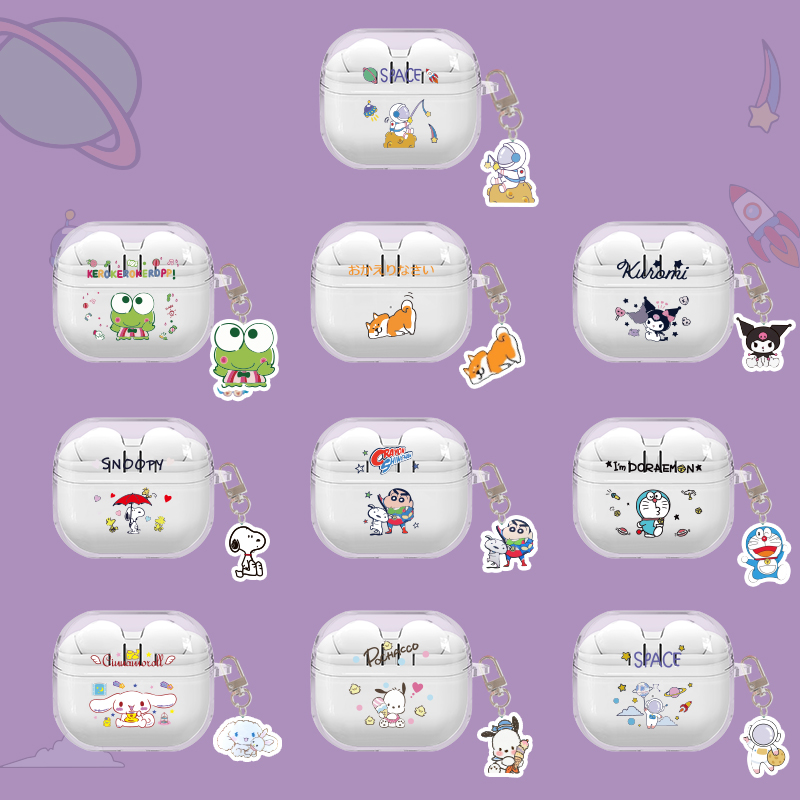 适用三星buds3保护套新款Galaxy buds3Pro降噪蓝牙耳机保护壳创意buds3透明分体软壳个性buds3pro耳机套防摔 - 图3