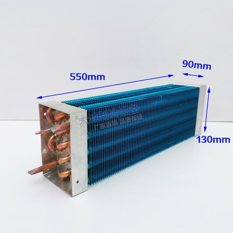 风冷蒸发器冷凝器展示柜蛋糕柜冷藏柜冰柜铜管铝翅片冰箱蒸发器-图2