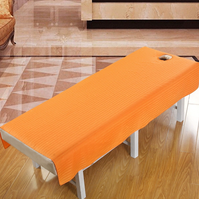 Four Seasons Simple Cotton Beauty Salon Bed Sheet Massage with Holes