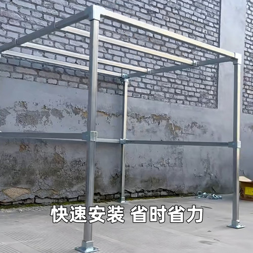 20 30 40mm方管连接件免焊接25镀锌方管三通四通弯头固定件紧固件 - 图2