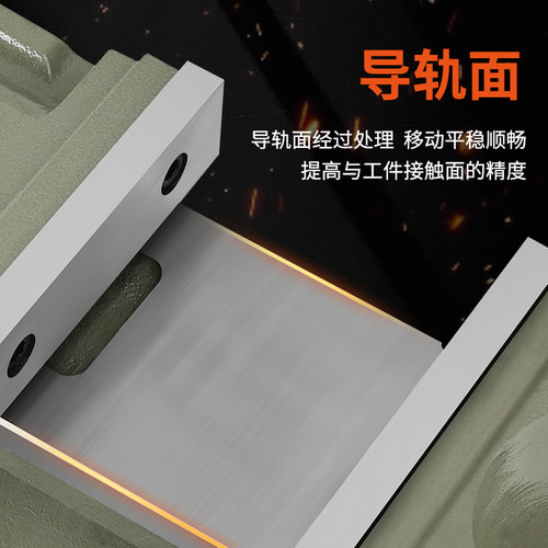 QH重型铣床机用平口钳 钻床精密角固式台虎钳3寸4寸5寸6寸8寸包邮 - 图2