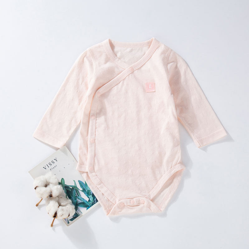 童泰婴儿三角哈衣薄款宝宝纯棉连体衣长袖男包屁衣斜襟双层护肚女,淘宝优惠券,粉丝福利购,淘宝优惠卷