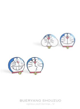 耳钉卡通梦伴同行周边叮当猫