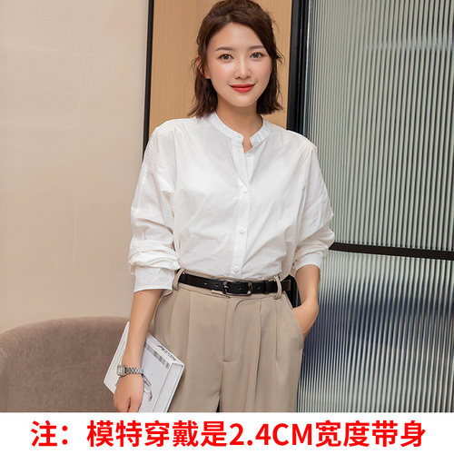 皮带女2026新款配牛仔裤真皮简约百搭正品高档腰带品牌黑复古牛皮 - 图3