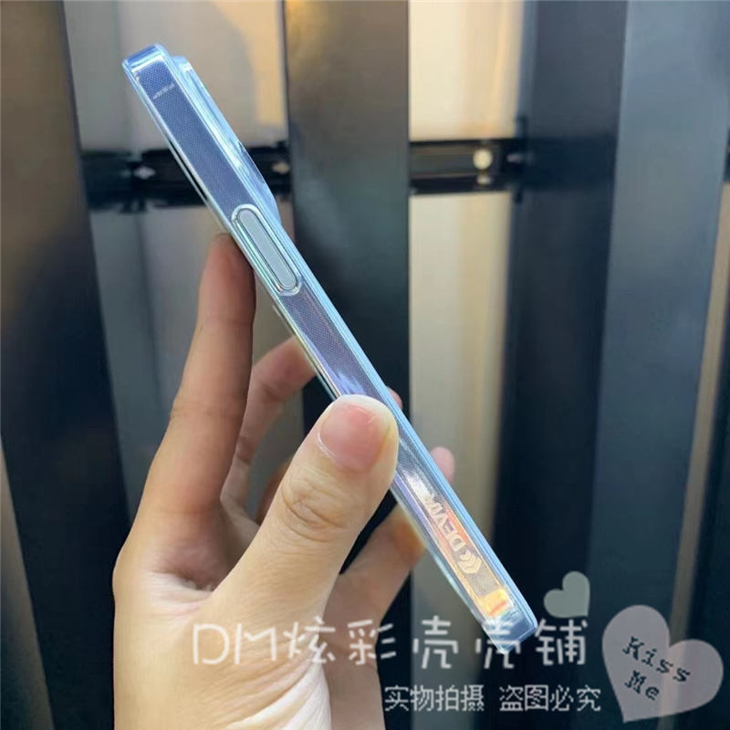 devia迪沃适用苹果15promax透明手机壳14pro全包硅胶清水套iphone15简约男女款超薄保护套-图1