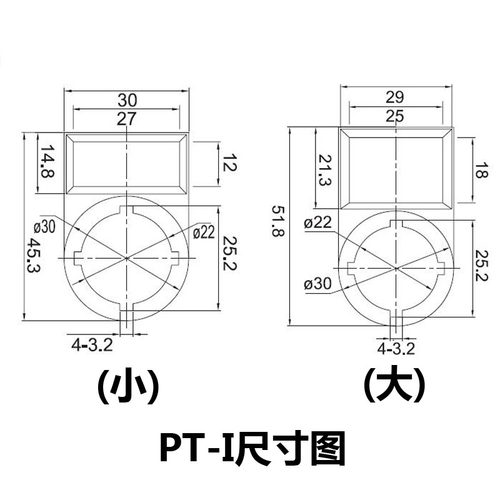 TAYEE上海天逸 PT-I(小) (大)标志牌标示圈 22mm按钮标记牌LA42 - 图2