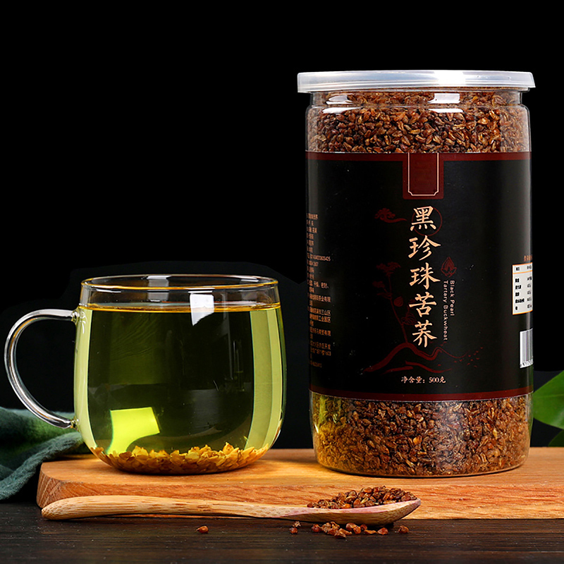 荞麦茶养生茶 黑珍珠苦荞茶500g 特产口感醇厚 - 图3