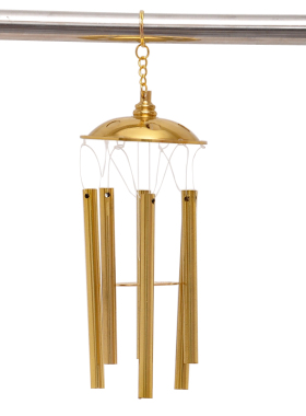 黄铜风铃挂饰阳台招财摆件工艺品