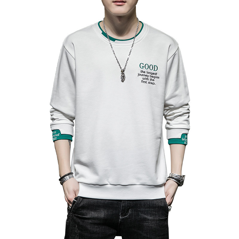 2020春秋季新款无帽长袖男士卫衣 北极绒然成卫衣