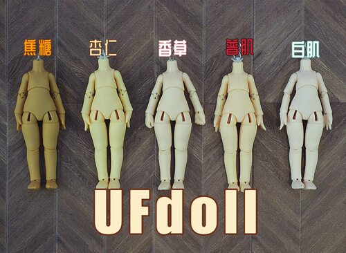 现货BJD娃娃12分UFdoll天使身体塑胶体单身体素体可戳OB或GSC头 - 图0