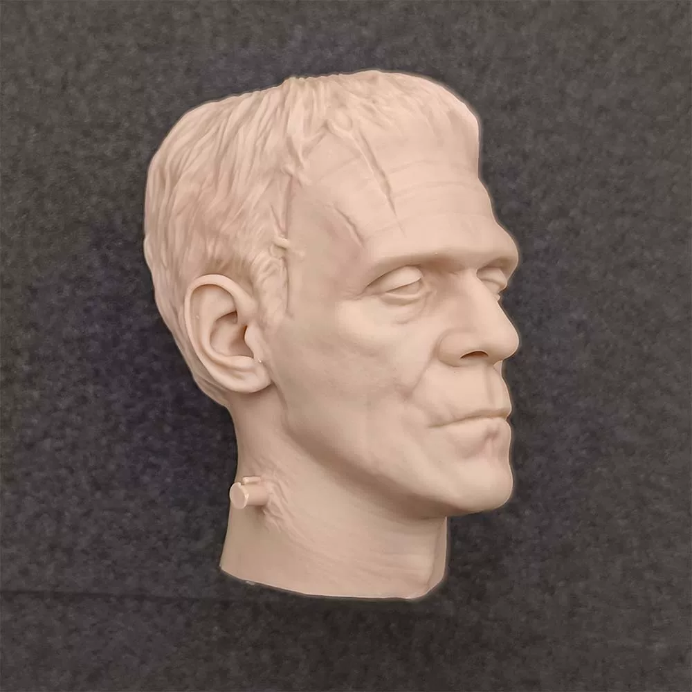 Голова человека, скульптура головы с аксессуарами, масштаб 1:6, наука, солдат