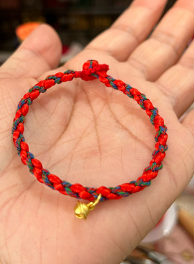 白色橄榄树阿瓒同款手绳纯手工编织红绳阿瓒梁洁同款红绳男女情侣