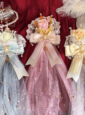 原创lolita皇冠手作洛丽塔优雅