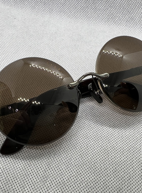 天然水晶眼镜东海老石头镜800弯茶色新款式户外防强光太阳镜复古