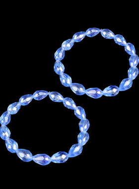 玻璃珠仿水晶透明闪亮弹力线手链