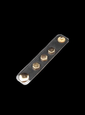 银色古铜高平六角时尚软塑料戒指