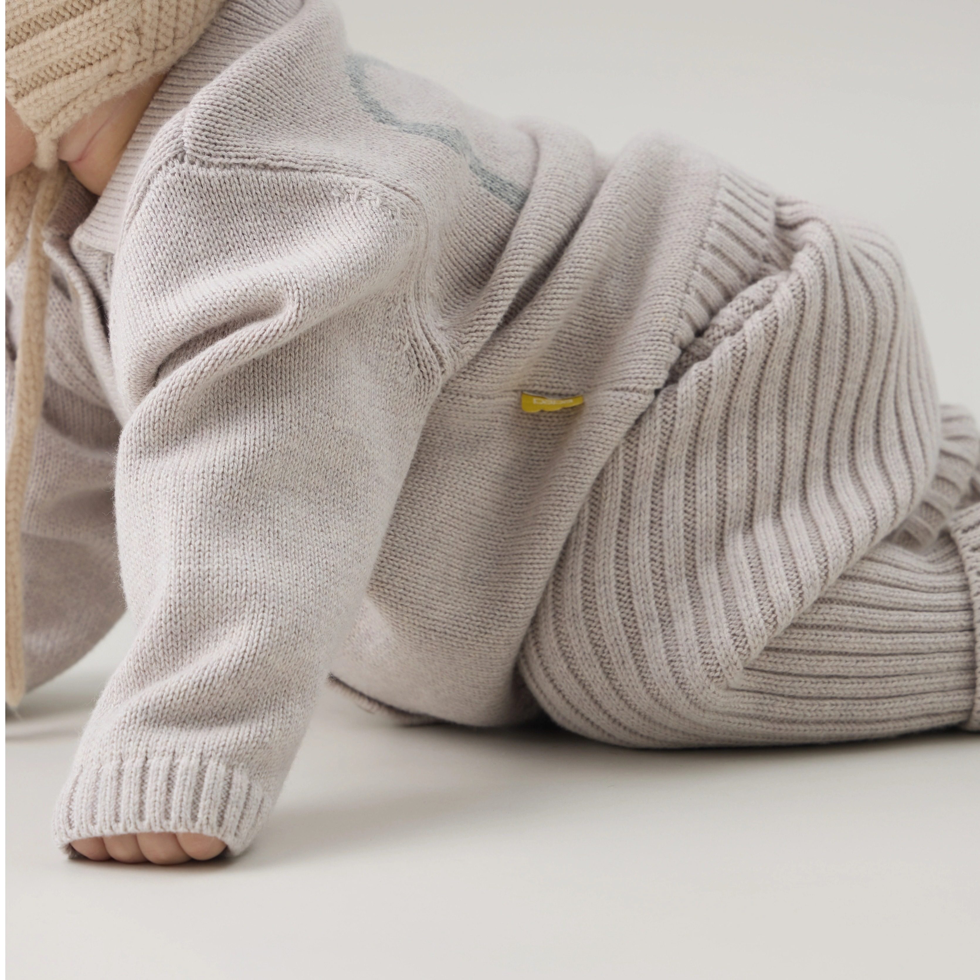 【新品】papa爬爬冬季宝宝毛衣针织衫男女宝加厚保暖羊绒翻领开衫,淘宝优惠券,粉丝福利购,淘宝优惠卷