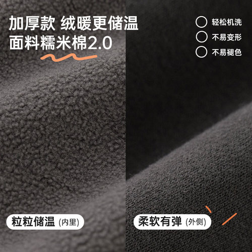 【糯米棉】papa爬爬秋冬儿童裤子加绒加厚男女童束脚裤运动裤软弹 - 图2