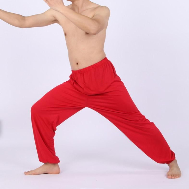 宏极棉麻夏季太极服裤练功裤男女灯笼裤武术裤瑜伽透气太极晨练裤,淘宝优惠券,粉丝福利购,淘宝优惠卷