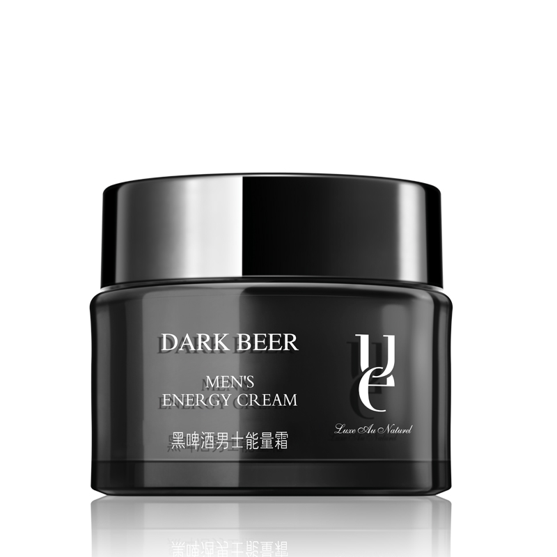 ue/佑依黑啤酒能量霜50ml 男士护肤霜补水保湿劲爽面霜