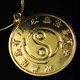 Bruce Lee's classic Tai Chi necklace K gold-plated necklace Long Ge personally designed Jeet Kune Do necklace souvenir