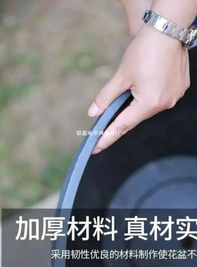 缸花盆漆遗非颜料工具塑料扇盆漂漆缸水缸漆无孔款花盆染缸扇水缸