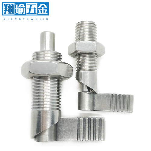 把手式旋转柱塞SPXVBK不锈钢l型分度销 自锁型插销弹簧定位锁紧销 - 图0
