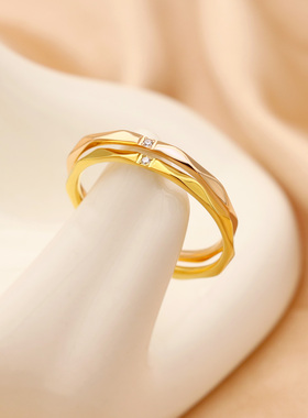 买二送一素圈戒指女时尚个性