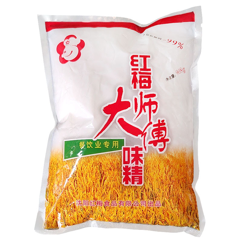 红梅味精速溶大袋无盐增鲜餐饮商用调味品 2000g908g400g200g100g - 图1